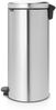 Treteimer 30 L mit Kunststoffeinsatz (B: 29,3cm, T: 38cm, H: 67,9cm) Matt Steel Fingerprint Proof Bild 3