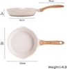 JEETEE Aluminium Bratpfanne 20cm Antihaftbeschichtung Induktion Gas - PFOA-frei Bild 2