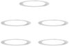 vidaXL geeignet für flache Baumringe 5 pcs Silber Ø90 / 120 cm 873729 Bild 2