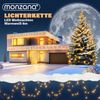 Monzana Lichterkette 7m 100 LED Warmweiß Timer Innen Außen Weihnachten Weihnachtsdeko Weihnachtsbaum Bild 2