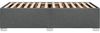 vidaXL Bettgestell ohne Matratze Dunkelgrau 100x200 cm Stoff 3284451 Bild 5