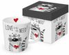 PPD Tasse Need Love Racoon 400 ml, New Bone China Bild 2