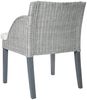 vidaXL Esszimmerstühle mit Kissen 2 Stk. Grau Natur Rattan [325488] Bild 5