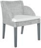 vidaXL Esszimmerstühle mit Kissen 2 Stk. Grau Natur Rattan [325488] Bild 2