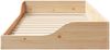 vidaXL Bettrahmen Braun 75 x 190 cm Massives Kiefernholz 873397 Bild 5