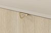 Bettso 'FIRR' Nachttisch mit goldenen Griff, Holzwerkstoff Beige 54x38x54 cm Bild 5