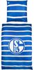 FC Schalke 04 Bettwäsche 200×135 cm Streifen 100 % Baumwolle, 100% Baumwolle, Inklusive Aufbewahrungsbeutel aus Baumwolle Bild 4