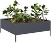 vidaXL Hochbeet Anthrazit 100x100x41 cm Stahl 851033 Bild 3