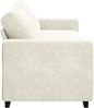 vidaXL 3-Sitzer-Sofa Creme 220 cm Samt 4105142 Bild 3