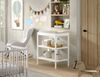 Wickelregal Kara-lynn 79x50x95 Massivholz Buche Weiß Bild 2