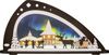 Weigla LED Schwibbogen Weihnachten Polarlicht, Lichterbogen aus Holz & Acryl, Made in Germany (1-tlg), Erzgebirge garantiert, Weihnachtsdeko Innen, Weihnachtsbeleuchtung Bild 5