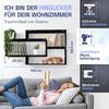 Wandregal Karo Schweberegal aus Holz Marmor Schwarz Bild 3