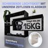 Wandregal Karo Schweberegal aus Holz Marmor Schwarz Bild 4