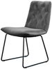 KAWOLA Stuhl NEW CHARME Esszimmerstuhl Velvet stone 87 x 66 x 52 cm Bild 3