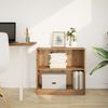 vidaXL Bücherregal Artisan-Eiche 80x24x76cm Holzwerkstoff 857834 Bild 3