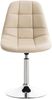 CLP 2er Set Loungesessel Emil mit Sitz aus Kunstleder in gestepptem Design,creme Bild 2
