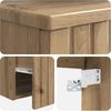 vidaXL Wandmontierte Waschbecken-Vanität Artisan-Eiche 890601 Bild 5