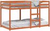 vidaXL Etagenbett Wachsbraun 90x190 cm Massivholz Kiefer 3214875 Bild 2