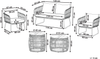 Beliani 'RAVELLO' Garten Lounge, PE Rattan natur Bild 2