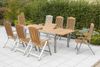 YOURSOL by Merxx Gartenmöbel Set Keros für 8 Personen, Ausziehtisch 180 - 240 cm, Sitzkissen braun Bild 2