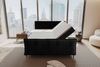 99rooms Vero Plus Boxspringbett 140x200 cm Cordstoff POSO Schwarz Bild 5