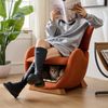 Merax Einzelsofa, Designer-Loungesessel im Walhai-Look – haustierfreundlicher Loungesessel, bietet Katzen und kleinen Hunden einen Rückzugsort, anti-Katzen-Kratz-Stoff Bild 5