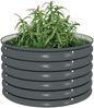 vidaXL Garten-Hochbeet 80x80x44 cm Verzinkter Stahl Grau 45530 Bild 3