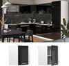 Eckhängeschrank R-Line Schwarz Hochglanz 57 cm Vicco Bild 2