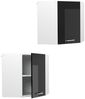 Eckhängeschrank R-Line Schwarz Hochglanz 57 cm Vicco Bild 5