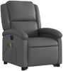 vidaXL Massagesessel mit Aufstehhilfe Elektrisch Grau Kunstleder 3204250 Bild 4