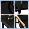 GarveeMore Gartenlounge-Set 4-TLG,Textilene Balkonmöbel Set mit Tisch, Sofa und 2 Stühlen, Stahl, Sitzgruppefür Garten, Balkon, Außen Bild 2
