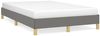 vidaXL Polsterbett, Stoff, 25,0 cm, Grau, 120x190 cm, mit Lattenrost, Natur Bild 2