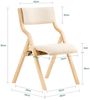 SoBuy FST40-W Klappstuhl, Stoff, Lackiert, Weiß, 42 x 80 x 48 cm Bild 3