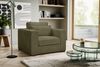 Sessel 1 Sitzer B/H/T: 120 x 92 x 112 cm in khaki Bild 4
