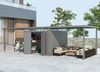Metall Gerätehaus Style 7,56 m² Spar-Set-3 Alu Grau Bild 2