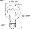 Floating Shine Standard 230V LED Globe E27 150lm 4W 1800K dimmbar Rauchglas Bild 2
