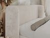 Polsterbett mit Lattenrost, Doppelbett für Schlafzimmer, Gepolstertes Kopfteil - EMORA CLASSIC DUO - 160 x 200 cm - Beige Cord Bild 4