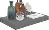 vidaXL Schwebendes Wandregal Hochglanz-Grau 40x23x3,8 cm MDF 323784 Bild 3