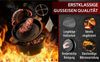 Dutch Oven Set 2in1 5 l aus Gusseisen – mit Ledergriffen, Ringreiniger & Untersetzer, für Grill, Lagerfeuer, Herd & Backofen Bild 4