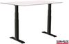 SUN-FLEX EASYDESK ADAPT VI Schreibtisch Traffic Black Graulaminat 140*80 Bild 1
