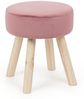 Hocker Adeline in Samt-Optik, Rosa, 34 x 34 x 38 cm Bild 5