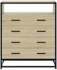 vidaXL Schubladenschrank Sonoma-Eiche 70x41x83,5 cm Holzwerkstoff 849090 Bild 4