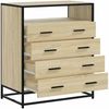 vidaXL Schubladenschrank Sonoma-Eiche 70x41x83,5 cm Holzwerkstoff 849090 Bild 5