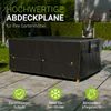 Juskys Gartenmöbel Abdeckplane CoverSafe Pro 242 x 162 x 100 cm - winterfest & wasserdicht - Schutzhülle für Gartentisch, UV-Schutz, Abdeckhaube Gartentisch Bild 2