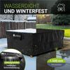 Juskys Gartenmöbel Abdeckplane CoverSafe Pro 242 x 162 x 100 cm - winterfest & wasserdicht - Schutzhülle für Gartentisch, UV-Schutz, Abdeckhaube Gartentisch Bild 4