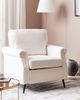 Sessel VIETAS Stoff Creme Bild 3