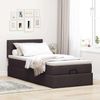 vidaXL Ottoman-Bett mit Matratze Dunkelbraun 100x200 cm Stoff 3311355 Bild 3