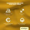 Adam Matheis Spannbettlaken EASY Jersey BL 200x200 cm gelb Spannbetttuch Bettlaken Spannlaken Bild 2