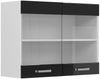Küchenfront R-Line Schwarz Hochglanz 79.2 x 59 cm Möbelfront für den Hängeglasschrank Vicco Bild 5