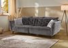 Jockenhöfer Gruppe Big-Sofa Spa, im Retrolook mit Wellenfederung, und frei im Raum stellbar, inkl. 7 Kissen Bild 2